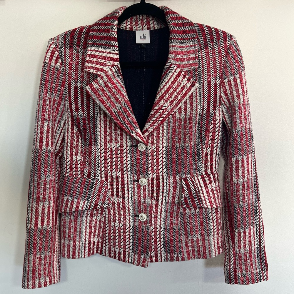 Cabi Style 6028 Patchwork Blazer Jacket - image 4